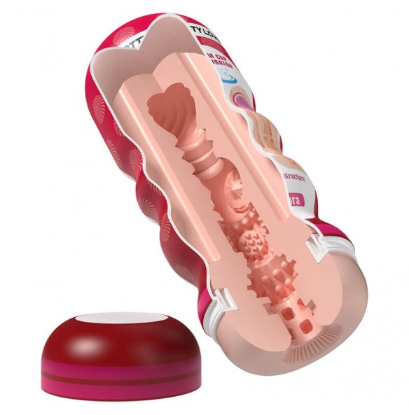 PRETTY LOVE - Flora Vacuum Cup Masturbator With Red Sucker Ball PRETTY LOVE - Flora Vacuum Cup Masturbator With Red Sucker Ball